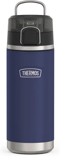 Vista 7 de THERMOS ICON Botella de agua aislada a prueba de fugas de 18 onzas con boquilla, mantiene las bebidas frías 16 horas, asa de transporte, apta