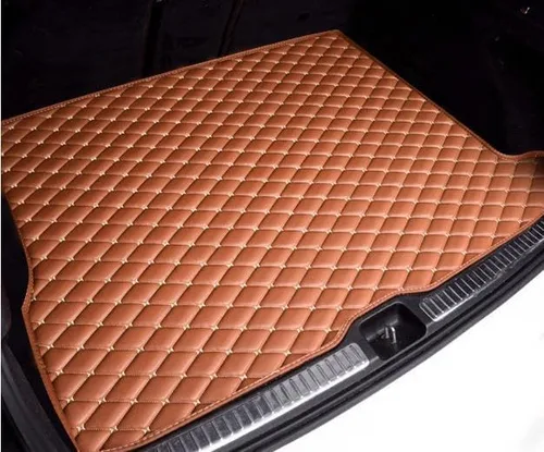 Vista 11 de Tapete de carga personalizado para maletero de automóvil, impermeable, antideslizante, protección para todo tipo de clima, material de cuero Negro