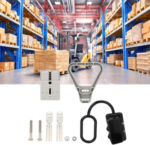 Vista 7 de Batería de 175 A CC 600 V Conector de alimentación Conector de enchufe de cable de puente Funda de batería Cubierta de sombrero de polvo Mango