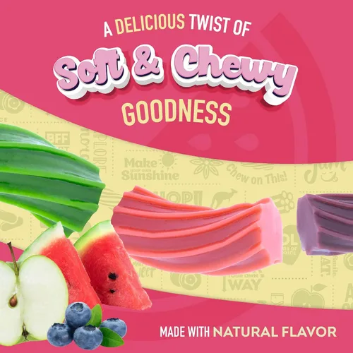 Vista 6 de Paquete de variedad de regaliz Wiley Wallaby 10 onzas - Sabores clásicos de arándano, manzana y sandía. Regaliz gourmet estilo australiano suave
