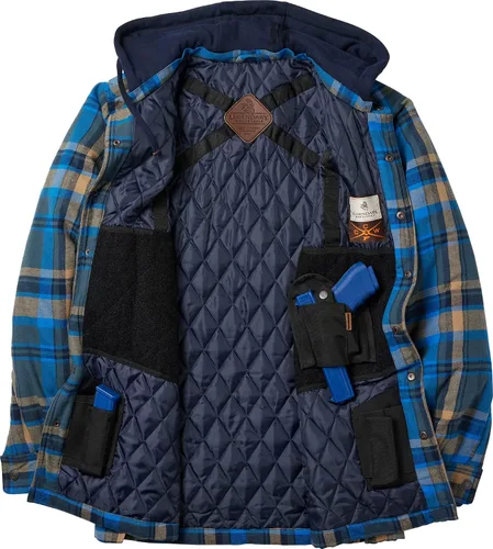 Vista 3 de Legendary Whitetails Maplewood - Chaqueta tipo camisa con capucha para hombre