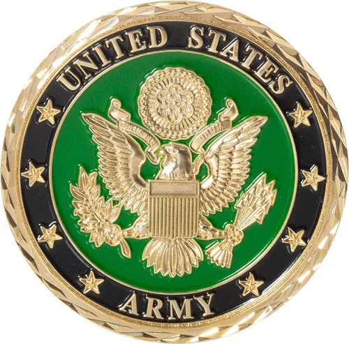 Vista 2 de Moneda de desafío de rango de oficial subcomisionado del cabo del ejército de los Estados Unidos