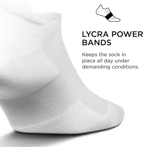 Vista 2 de Feetures Calcetines acolchados de alto rendimiento que no se ven Calcetines de correr para hombres y mujeres Calcetines deportivos Absorbe