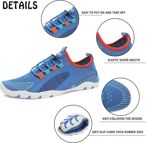 Vista 2 de Wyhan - Zapatos de agua para hombre y mujer, secado rápido, calcetines acuáticos, zapatos de buceo para playa, natación, surf, piscina, yoga