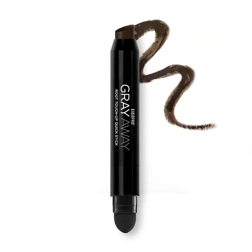 Vista 5 de EVERPRO Gray Away Root Touchup Quick Stick, Negro/Marrón Oscuro, 0.1 Oz
