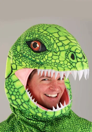 Vista 3 de Disfraz de Iguana para adulto