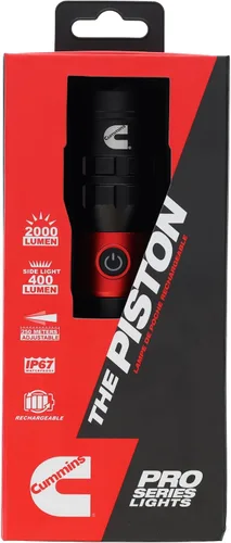 Vista 6 de Cummins CMN35360 Pro Series Pistón Extensible Linterna Recargable 2000 Lumen LED Múltiples Modos de Luz Más Banco de Energía