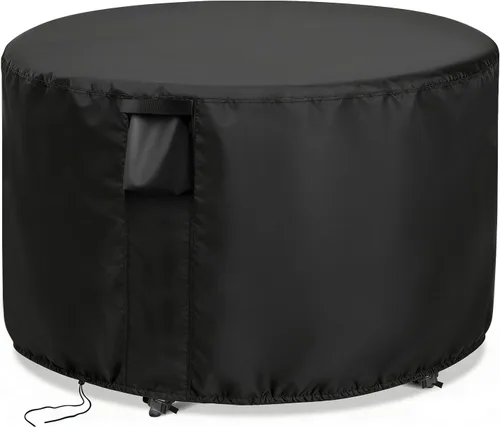 Vista 12 de Funda pequeña para muebles de exterior, fundas cuadradas de 15 pulgadas para mesa de patio, impermeable, para mesa auxiliar pequeña, 15 x 15 x 18