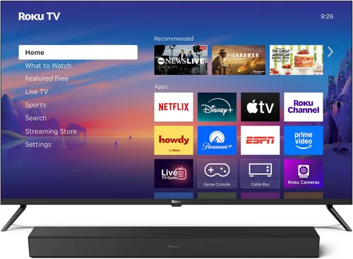 Vista 22 de Roku Smart TV 2026 – Serie Select de 43 pulgadas, 4K HDR TV – Roku TV con control remoto por voz – Televisión LED de pantalla plana con Wi-Fi