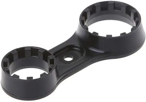 Vista 7 de Tookie Llave de bicicleta, llave de reparación de horquilla delantera de doble cabeza, llave de bicicleta, para SR Suntour XCT XCM XCR