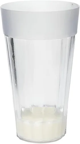 Vista 2 de MilesMagic Magician's Ever Filling Glass Gimmick Cualquier forma de líquido que se bloquea a sí mismo Efecto de leche Truco de magia real