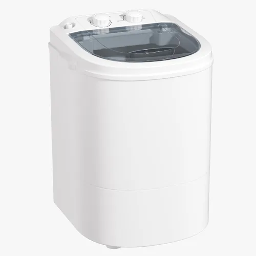 Vista 10 de Bonusall Lavadora portátil, 6.6 libras, mini lavadora pequeña, lavadora de tina única para apartamentos, dormitorios, viajes, vehículos Azul