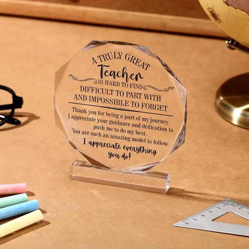 Vista 2 de Los mejores regalos de agradecimiento para profesores para mujeres, regalos de agradecimiento para profesores, de parte de estudiantes, graduación