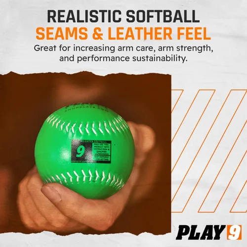 Vista 6 de Juega 9 pelotas de softball ponder