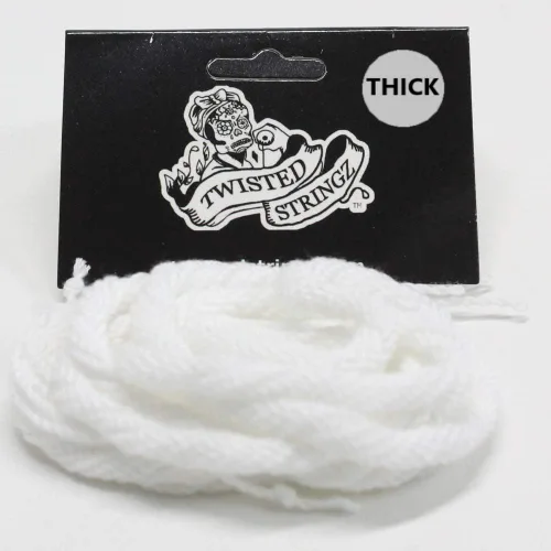 Vista 2 de Twisted Stringz Cuerdas Yo-Yo - Poliéster - Cuerda YoYo gruesa sólida - 10 unidades (blanco)