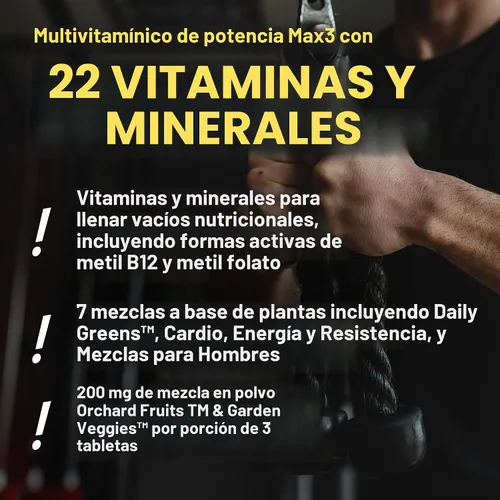 Vista 4 de Multivitaminas Nature's Way Alive máxima potencia para hombres, 15542, 1, 1