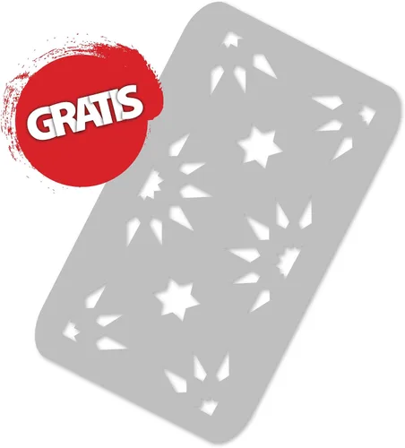Vista 5 de NAKLEO Aldeia - Plantilla de plástico reutilizable para azulejos, 3.9 x 3.9 pulgadas, triángulo de estrella repetitivo, geométrico marroquí, bloque