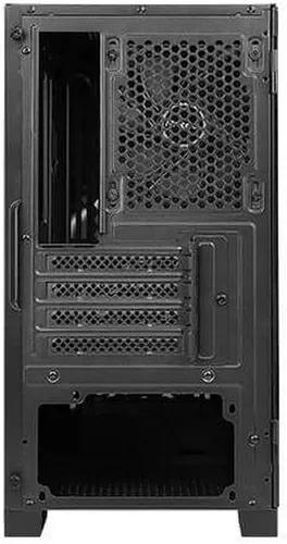 Vista 2 de Antec Dark Phantom Series DP31 Mini-Tower M-ATX - Estuche para juegos, tomas de aire en forma de garra, tira ARGB, panel lateral magnético de vidrio