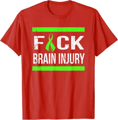 Vista 90 de Apoyo Daño cerebral Concienciación T Shirt, mujer L, Asphalt Negro