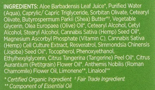 Vista 4 de Andalou Naturals, CannaCell Prensado