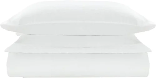 Vista 5 de Mellanni Juego de funda de edredón – Juego de ropa de cama de 3 piezas de la colección icónica – Lujo de hotel, extrasuave y refrescante – 1102