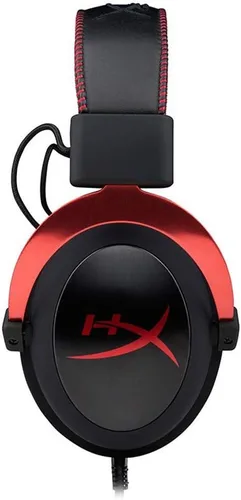 Vista 3 de HyperX Cloud II Gaming Headset para PC y PS4 y Xbox One Nintendo Switch - Rojo KHX-HSCP-RD renovado