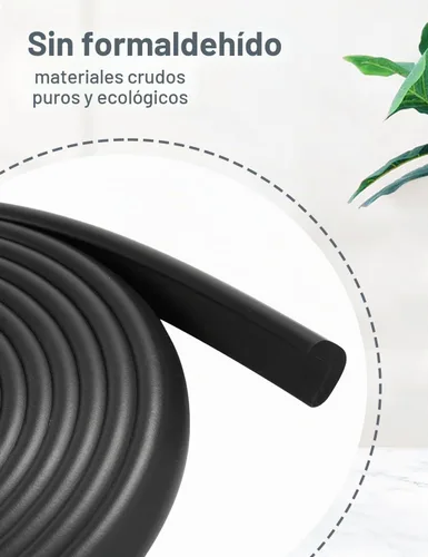 Vista 2 de Protector de esquina de espuma para bordes y esquinas, con parachoques de seguridad de espuma de 12.5 pies de longitud, protectores de esquina