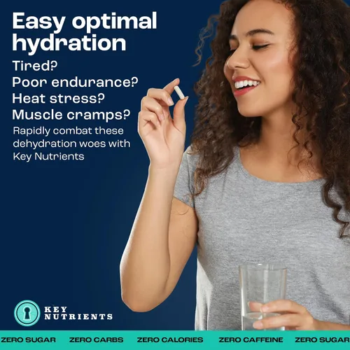 Vista 65 de KEY NUTRIENTS Electrolitos en polvo sin azúcar, limonada de maracuyá con 6 electrolitos y minerales, fibra prebiótica y polvos de hidratación