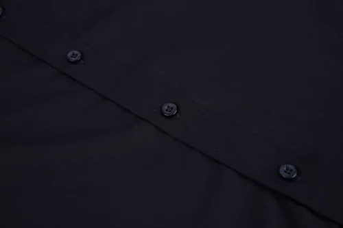 Vista 4 de Alex Vando - Camisa de vestir de bambú para hombre, elástica, de ajuste regular y libre de arrugas
