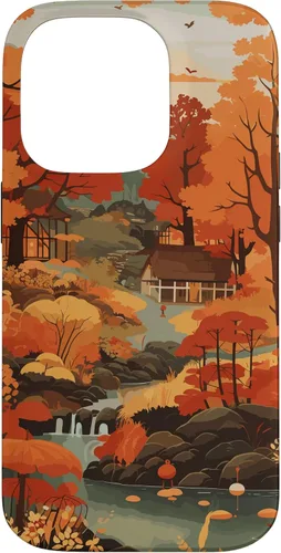 Vista 17 de Tema de otoño y coloridas hojas y árboles de otoño, colores de otoño para iPhone 16