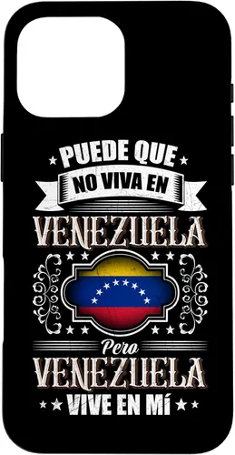 Vista 19 de Funda para iPhone 16 Puede Que Yo No Viva En Venezuela, Pero Venezuela Vive En Mí