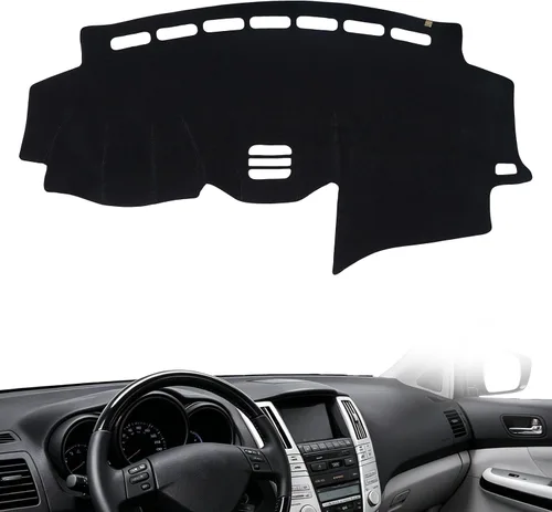 Vista 12 de AUQDD Alfombrilla de Cubierta del Tablero Compatible con La-nd Rover LR3 2005 2006 2007 2008 2009 /2010-2016 LR4, 2006-2009 Range Rover