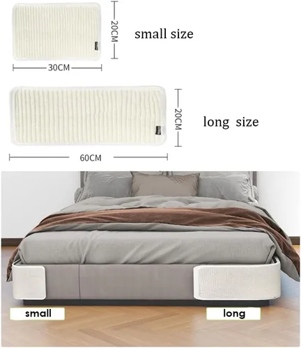 Vista 8 de 2 Alfombrillas Raspadoras para Gatos Protector de Sofá de Sisal Natural Alfombrilla Rascadora para Gatos Funda de Esquina para Sofá Cama Protector