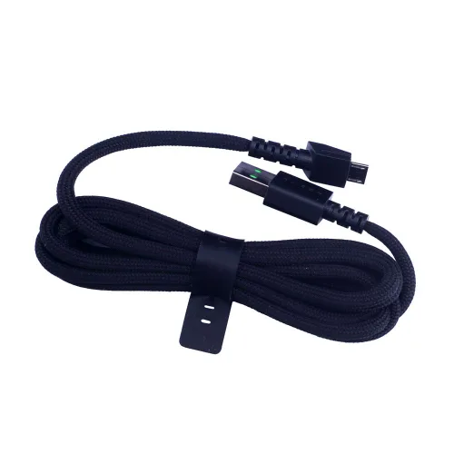 Vista 3 de HUYUN Cable de carga USB para Razer Naga Pro 20000 DPI y DeathAdder V2 pro y Razer Basilisk & Razer Viper Ultimate Hyperspeed Lightest Cyberpunk 2077