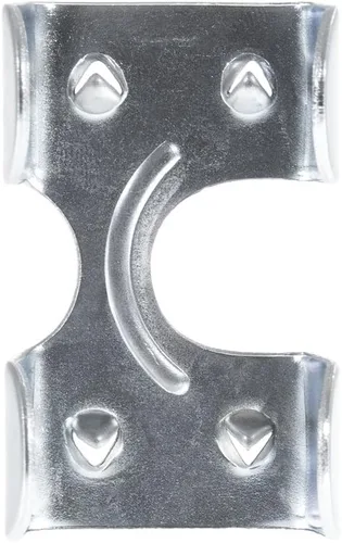 Vista 2 de Abrazaderas de cuerda doble chapadas en zinc resistentes para cables de 3/8 pulgadas, 1/2 pulgadas, 5/8 pulgadas y 1/4 pulgadas