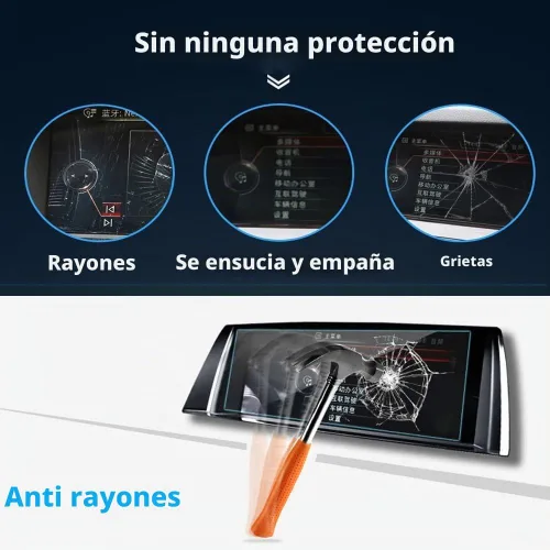 Vista 4 de TTCR-II Protector de pantalla de navegación para BMW X3 2018-2021 G01