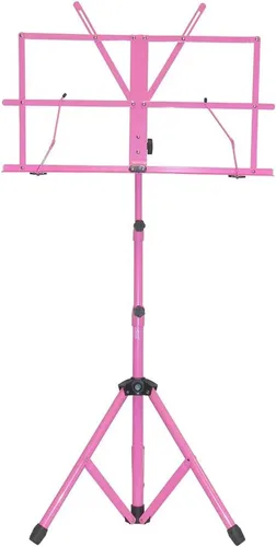 Vista 9 de SKY Soporte de música plegable ligero y ajustable con bolsa de transporte, color negro