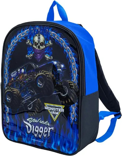 Vista 8 de Fast Forward Mochila Monster Jam - Mochila Monster Truck para niños El Toro Loco