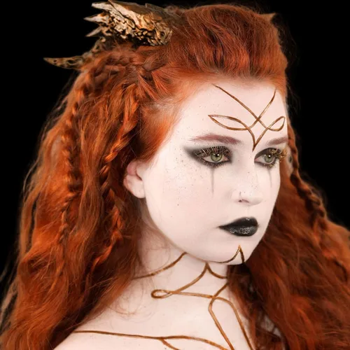 Vista 2 de Mehron Makeup Pigmento de artista - BRONZE Metallic FX Powder Bronce