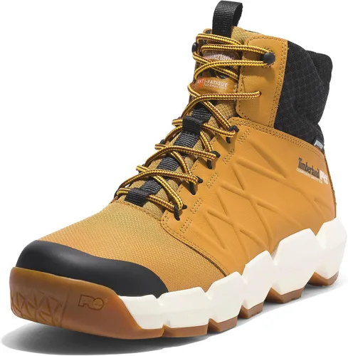 Vista 10 de Timberland PRO para hombre Morphix 6.0"/15.24 cm Bota de seguridad con punta compuesta impermeable Negro/Naranja