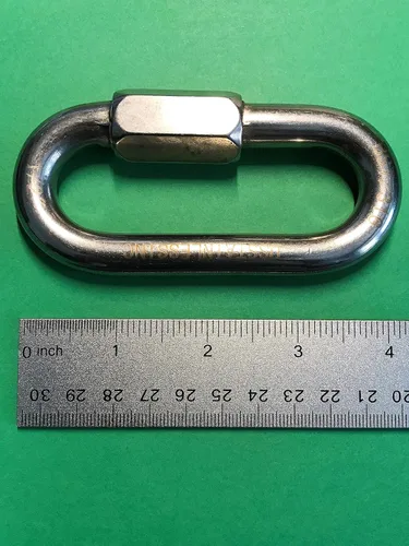 Vista 2 de US STAINLESS Acero Inoxidable 316 Enlace Rápido 1/2" (12mm) Grado Marino