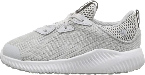 Vista 5 de adidas Tenis de correr unisex para niños Alphabounce, Azul Patchwork