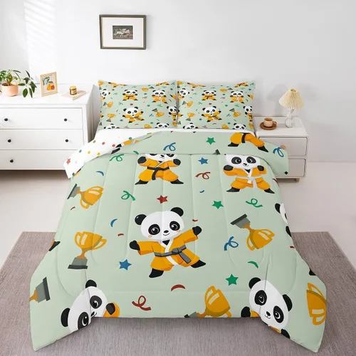 Vista 13 de Farm Aninmal - Juego de ropa de cama para niños, divertido juego de edredón de animales de granja para adolescentes y niñas, juegos de edredón