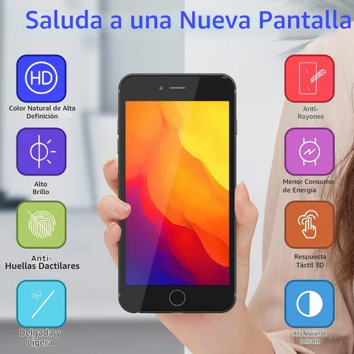 Vista 5 de Para iPhone 8 Plus Pantalla Reemplazo Negro 5.5" LCD Kit