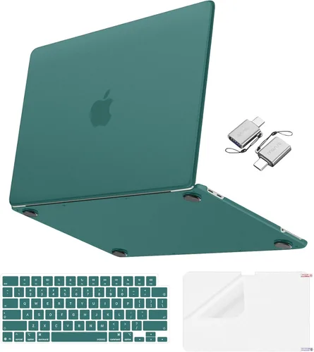 Vista 13 de MOSISO Compatible con MacBook Neo Case 13 pulgadas 2026 A3404 A18 Pro Chip Índigo transparente