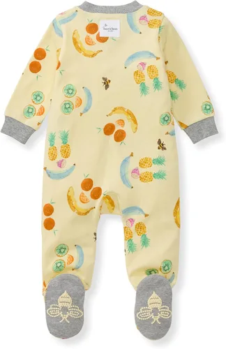Vista 91 de Burt's Bees Baby - Pijama de una pieza para bebé, mameluco para dormir y jugar, algodón 100% orgánico, cremallera frontal