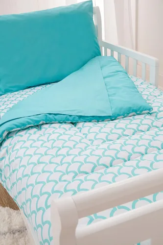 Vista 5 de TL Care Juego de ropa de cama de 4 piezas 100% percal de algodón para niños y niñas
