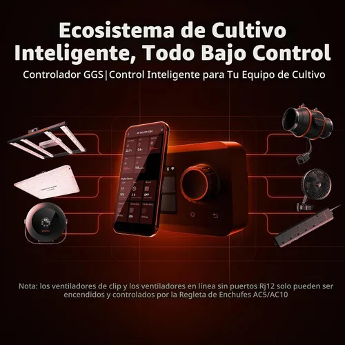 Vista 4 de Spider Farmer Kits de controlador GGS Controlador ambiental de crecimiento