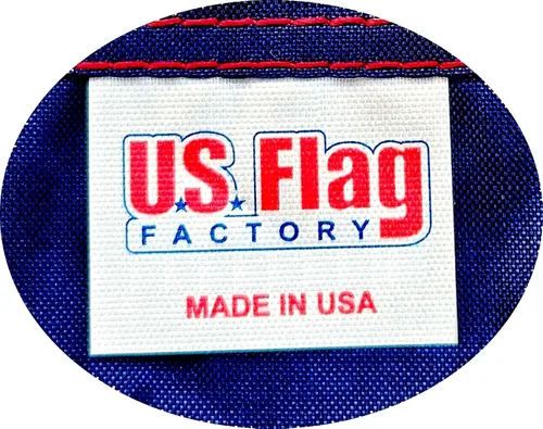 Vista 6 de US Flag Factory bandera estadounidense 2.5 x 4 pies (manga para mástil) bandera de nylon SolarMax para exteriores
