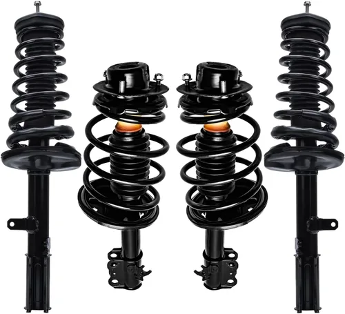 Vista 37 de Detroit Axle - 4 piezas de soportes para Toyota 2004 2005 2006 2007 2008 2009 Prius, soportes delanteros y traseros con resortes helicoidales